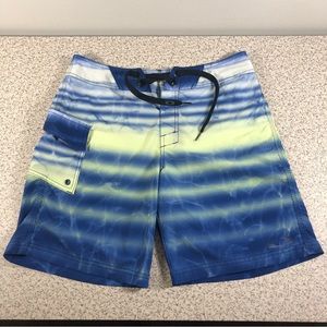 Oakley Reflect Board Shorts Men's Sz 30 Swim Trunks 58385 482108OVT 8.5" Stretch
